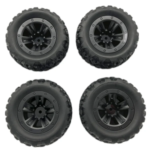 4PCS Upgraded Tires Wheels for Wltoys 144010 MJX 16208 16209 16210 SCY MNRC MN128 1/12 1/14 1/16 Monster Truck RC Cars Vehicles Models Spare Parts - Image 3