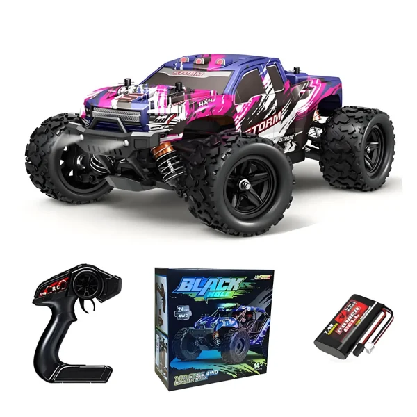 HS 18301/18302/18303/18304 RTR 1/18 2.4G 4WD 36km/h RC Car High Speed Off-Road Truck LED Light Full Proportional Vehicles Models Toys - Image 8