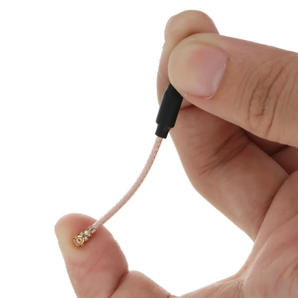 HGLRC 90mm 5.8G 3dBi U.FL IPEX IPX Omni Directional Linear Brass FPV Antenna RG178 For RC Drone - Image 2