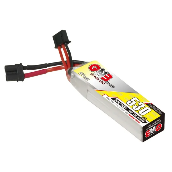 Gaoneng GNB 7.6V 530mAh 90C 2S LiHV Lipo Battery XT30 Plug for Happymodel Mobula 8 Sub250 Nanofly20 Mobula8 TinyGo CRUX3 FPV Racing Drone - Image 2