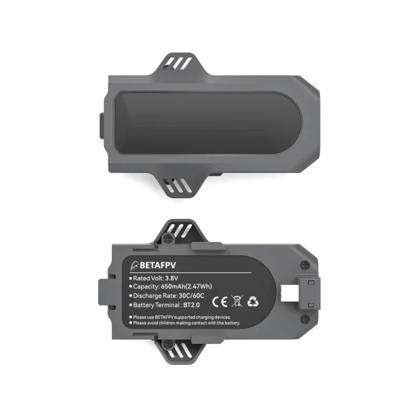 2PCS BETAFPV Aquila16 3.8V 650mAh 60C 1S / 3.8V 1100mAh 15C 1S Exclusive Module Battery for Aquila16 Brushless Quadcopter