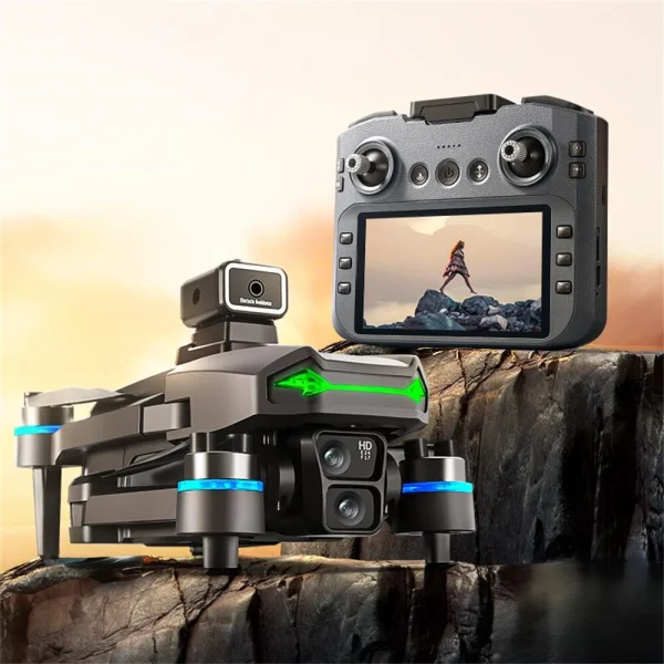 ZLL SG601 PRO GPS 5G WiFi FPV with 5.9inch LCD Screen Controller 720P HD Dual Camera Servo Gimbal 360 Obstacle Avoidance Brushless Foldable RC Drone Quadcopter RTF - Image 4