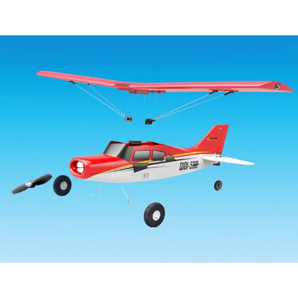 QIDI-560 A560 Maule M7 510mm Wingspan 2.4GHz 4CH With 6-Axis Gyro 3D/6G Switchable One Key Aerobatics 3D Stunts EPP RC Airplane Glider RTF Compatible S-BUS DSM Signal - Image 8