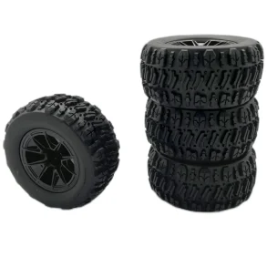 4PCS Upgraded Tires Wheels for Wltoys 144010 MJX 14209 14210 1/14 1/16 RC Cars Vehicles Models Spare Parts