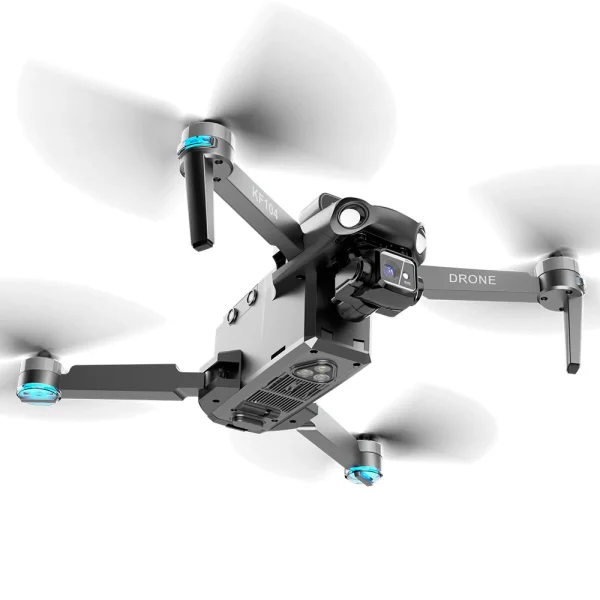 KFPLAN KF104 MAX GPS 6KM 5G Repeater Digital FPV with 4K HD Camera 3-Axis EIS Gimbal Obstacle Avoidance Built-in Airdropper Touchable LCD Screen Controller Brushless Foldable RC Drone Quadcopter RTF - Image 3
