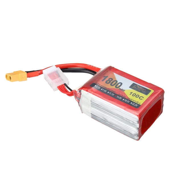 ZOP Power 14.8V 1800mAh 100C 4S LiPo Battery XT60 Plug for RC Drone - Image 2
