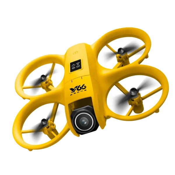 YCRC V66 WiFi FPV with Dual Camera 180 Electrically Adjustable Optical Flow Hover Automatic Obstacle Avoidance LED Light Circle Protection Kids Gifts 2.4G 4CH 6-Axis Remote Control RC Toys Drone Quadcopter RTF - Image 6