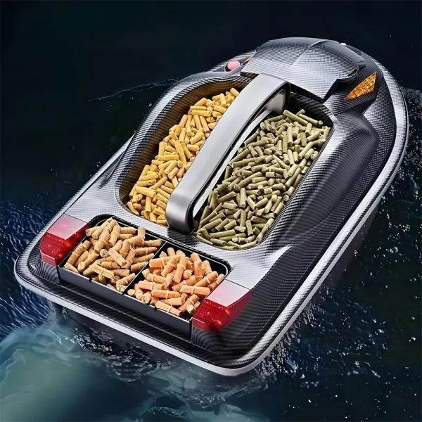 HJ817 2.4G Intelligent Remote Control Bait RC Boat Positioning Point GPS Fixed Speed Cruising Auto Funnel Opening Closing Decoupling - Image 3