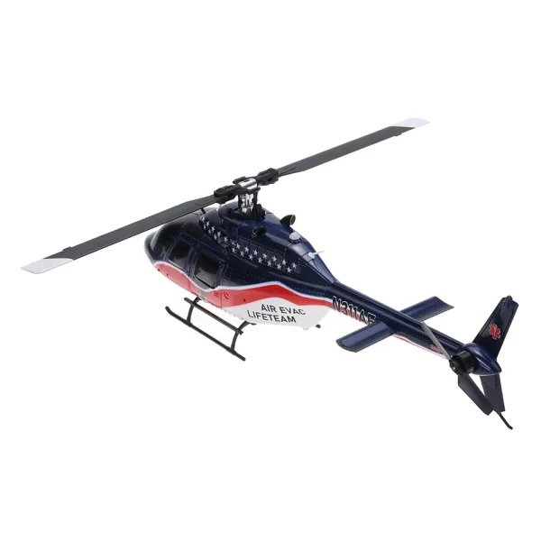Eachine E186 1:27 Bell-206 Scale 2.4G 6CH Altitude Hold Optical Flow Positioning Dual Brushless Motor RC Helicopter - Image 7