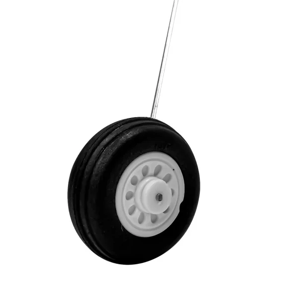 QF009 SU-35 Fighter Brushless Version RC Airplane Spare Parts Accessories Rubber Simulation Wheels Landing Gear/ Push Rod Set - Image 2