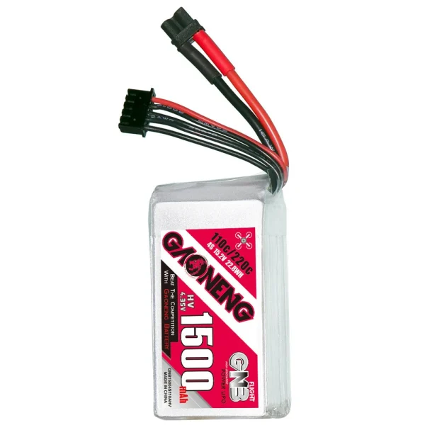 GNB GAONENG 15.2V 1500mAh 110C 4S LiPo Battery T/XT30/XT60 Plug for DarwinFPV CineApe35 4S FPV Racing Drone - Image 2
