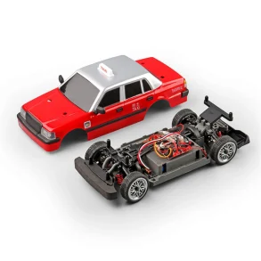 MNRC MN38 Taxi 1/16 RTR 2.4G RWD Mini RC Car Drift Sports Truck LED Lights w/ GYRO Full Proportional Vehicles Model Kids Children Toys