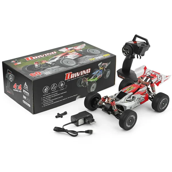 Wltoys 144001 1/14 2.4G 4WD High Speed Racing RC Car Vehicle Models 60km/h - Image 9