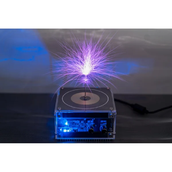 Stark Long Arc And Bluetooth Music Dual Mode Music Tesla Coil Palm Flash Bluetooth Flash Length 10CM Science Toys - Image 5