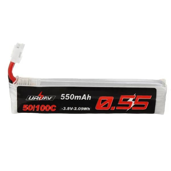 5Pcs URUAV 3.8V 550mAh 50/100C 1S HV 4.35V PH2.0 Lipo Battery for Emax Tinyhawk Kingkong/LDARC TINY Tinyhawk S Eachine Trashcan - Image 2