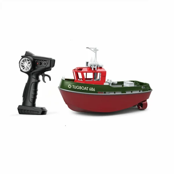 TY XIN 686 2.4G 1/72 Rc Boat Powerful Dual Motor Wireless Electric Remote Control Tugboat Model Toys for Boys Gift - Image 2