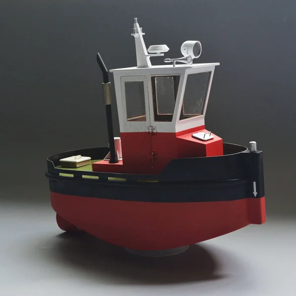 Tony Ray Aero Model 1/18 Mini Little Otter Tug Boat RC Ship DIY KIT Unassembled w/ Motor ESC Servo Micro Toys - Image 6