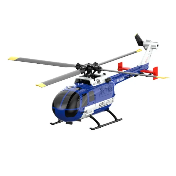 RC ERA C186MAX 2.4G 4CH 6-Axis Gyro Optical Flow Localization Altitude Hold Flybarless RC Helicopter RTF - Image 2