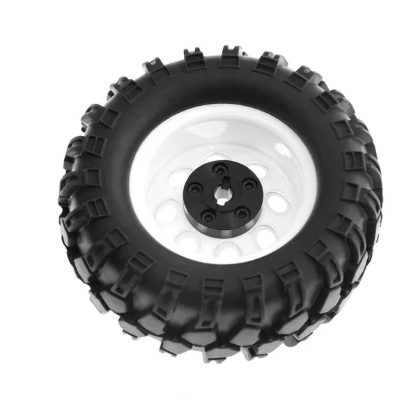 4PCS Off Road Tires Wheel 1.9 inch for 1/8 RC Racing Crawler Car FMS NT4 SCX10 W136 RC Car Parts One Line Hex Adapter - Image 5