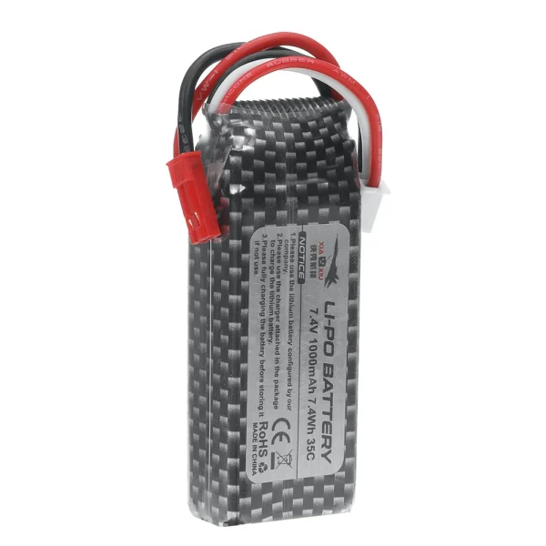 XIAXIU Raptor H650 Sea Land Air RC Airplane Warbird Spare Parts 7.4V 1000mAh Lipo Battery With JST Plug - Image 5