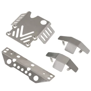Upgrated Metal Accessories 304 Chassis Armor Kit for MJX 1/12 H12Y H12Y+ RC Car Vehicle Models Spare Parts