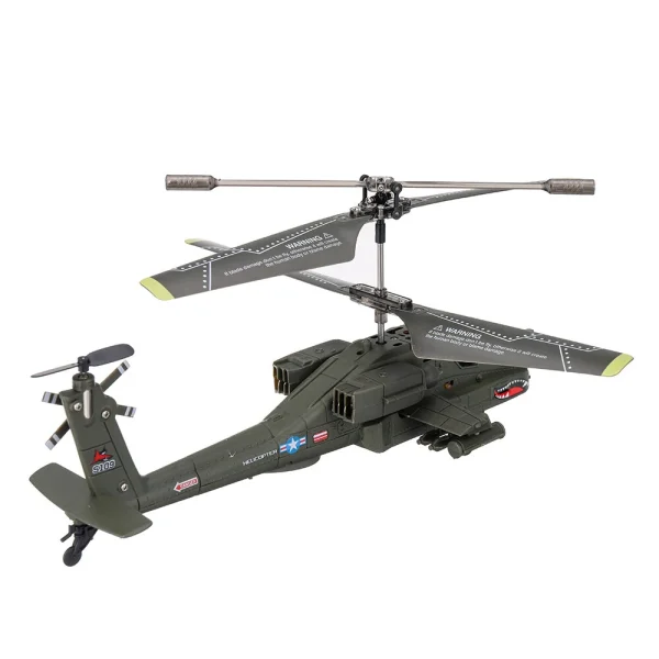 SYMA S109G 3.5CH Beast RC Helicopter RTF AH-64 Military Model Kids Toy - Image 4
