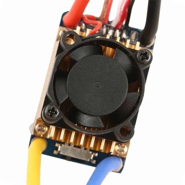 Waterproof Brushed ESC 60A 3S with Fan 5V 3A BEC T-Plug for 1/10 RC Car Vehicles Model Parts - Image 6