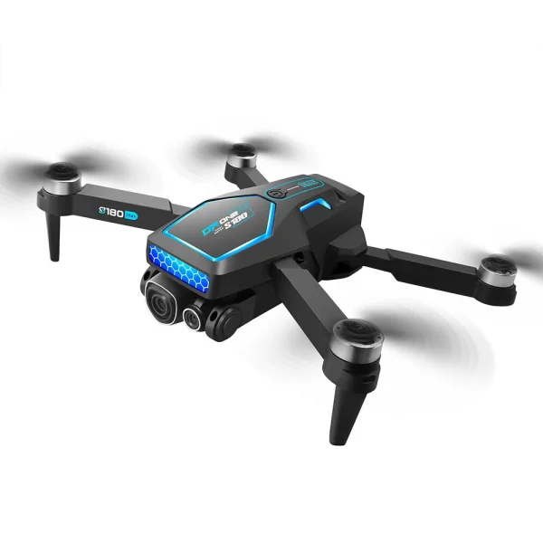 YLR/C S180 MAX Three Camera WiFi FPV with 3 HD Lens Electric Adjustment 360 Obstacle Avoidance Optical Flow Positioning LED Night Flight Light Brushless Foldable RC Drone Quadcopter RTF - Image 5
