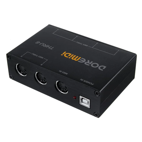DOREMiDi THRU-6 MIDI Interfaces Controller THRU 6 Thru Box Controller Adapter Converter 1 Input and 6 Output - Image 4