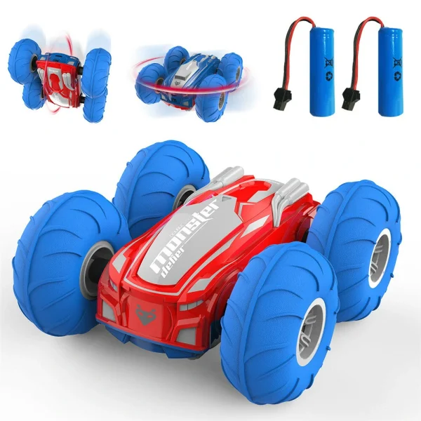 Eachine EC71 RTR Two Batteries 2.4G Double Sided Stunt RC Car 360 Degree Rotation Vehicles Model Kid Child Toys