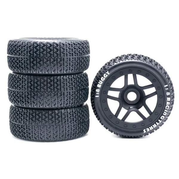 4PCS Off Road Tires Wheel 17mm Hex Hubs for 1/8 RC Racing Car ARRMA Maxx Sledge HPI HSP Kyosho ZD RC Car Parts - Image 3