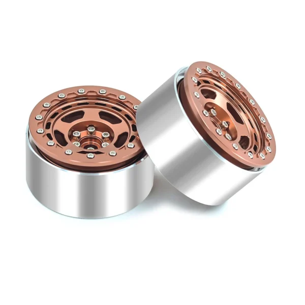 4PCS 2.2 Inch Wheel Hub Climbing RC Car Spare Parts for 1/10 TRX4 SCX10 Axail Easy Control 4102 D90 Vehicle Models Parts - Image 6
