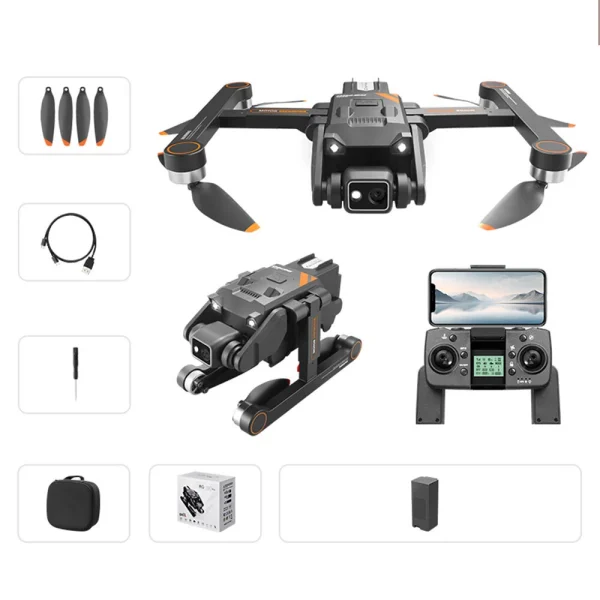 PJC RG700 PRO GPS 5G WiFi FPV with 180 Electric HD Dual Camera 360 Obstacle Avoidance Optical Flow Positioning Brushless Foldable RC Drone Quadcopter RTF - Image 9
