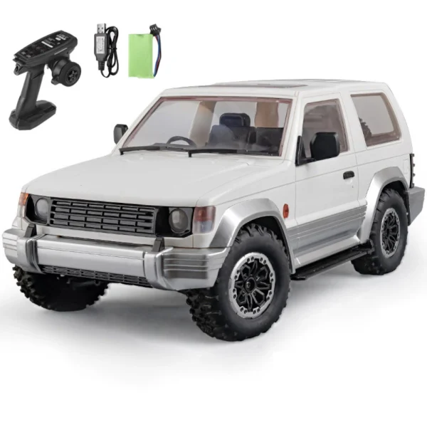 LDRC 1297 RTR Pajero 1/14 4WD RC Car LED Light Off-Road Truck Climbing Rock Crawler Full Proportional Vehicles Models Remote Control Toys - Image 2