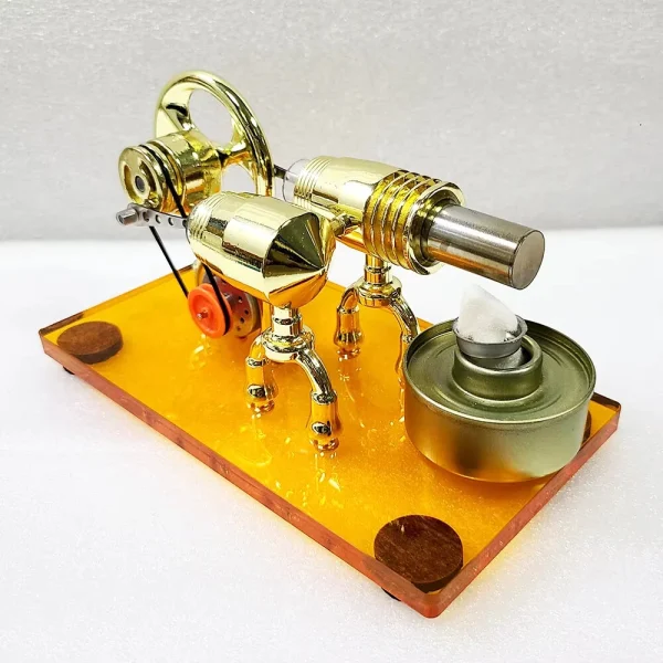 K611 Hot Air Stirling Engine Model Acrylic Base Plate Physics Experiment Science Discovery Production Invention Desktop Decorations Collection Toys - Image 6