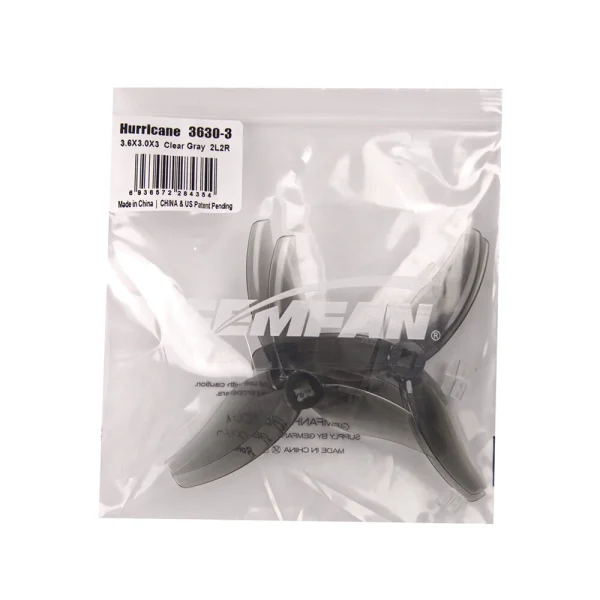 6 Pairs/12Pairs  Gemfan Hurricane 3630 3.6x3.0 3.6 Inch 3-Blade Propeller PC T Mount M5 for RC Drone FPV Racing - Image 9