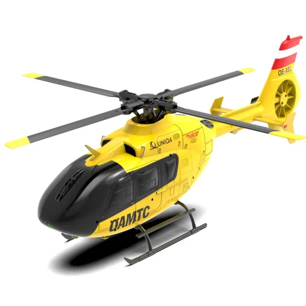 YXZNRC F06 2.4G 6CH 1:36 EC135 Scale Yellow Fuselage Flybarless RC Helicopter RTF - Image 2
