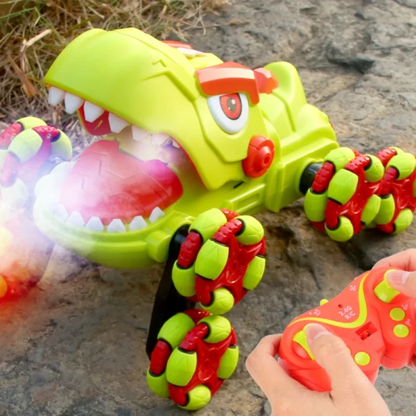 JJRC Q198 2.4G 11CH Dinosaur Spray Stunt RC Car Simulation Sound RTR Vehicle Models Toys for Chidren Gift - Image 4