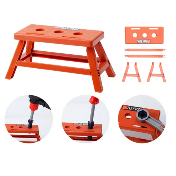 Children ToolBox Kids Tool Set Electric Toy Drill Screwdriver Pretend Play Engineer Simulation Repair Construction for Boys Girls Gifts - Image 3