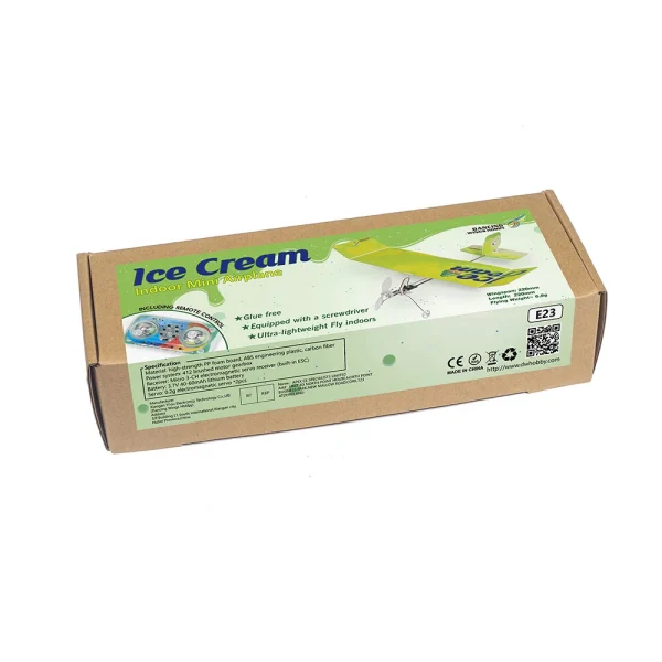 Dancing Wings Hobby E23 ICE CREAM 220mm Wingspan 2.4GHz 3CH PP Foam Mini Indoor RC Airplane RTF - Image 9