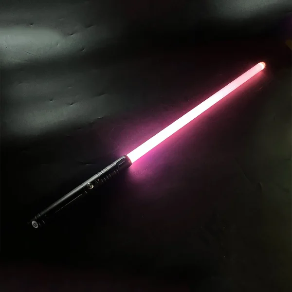 2-in-1 Metal Laser Sword with Hit Sound and Seven Color Lights Rechargeable Perfect for Cosplay and Role-play - Image 3