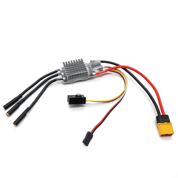 RC Car Parts Brushless ESC 80A AM32 Firmware Adjustable BEC 2-8S USB Link for 1/8 Rock Crawler Climbing Truck Vehicles Models Spare Accessories - Image 2