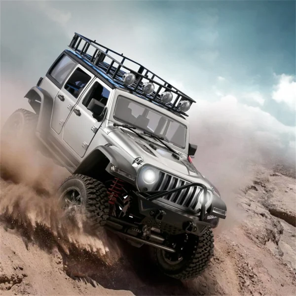 MNRC MN128 RTR 1/12 2.4G 4WD RC Car LED Light Rock Crawler Climbing Off-Road Truck Full Proportional Vehicles Models Toys - Image 4