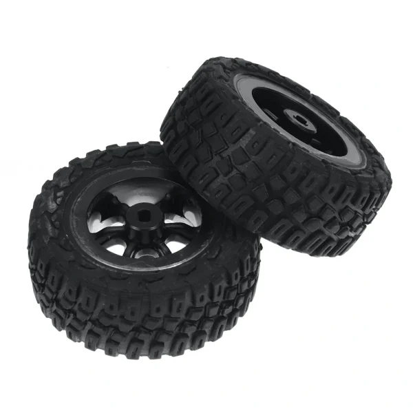 2PCS Wltoys 284161 1/28 RC Car Parts Tires Wheels Glued 2133 Vehicles Models Spare Accessories - Image 2
