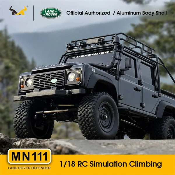 MNRC MN111 DIY KIT 1/18 4X4 RC Car LED Light Climbing Rock Crawler Off-Road Truck Portal Axle Alloy Shell Toys Classic Vehicles Models - Image 5