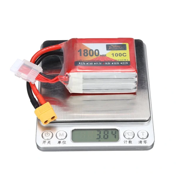 ZOP Power 14.8V 1800mAh 100C 4S LiPo Battery XT60 Plug for RC Drone - Image 9