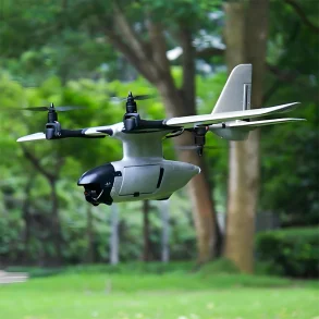 HaoHan FireFly VTOL Vertical Takeoff and Landing Modular and Multi-Mount FPV Patrol Drone Fixed-Wing FPV UAV Drone RC Airplane PNP/Semi