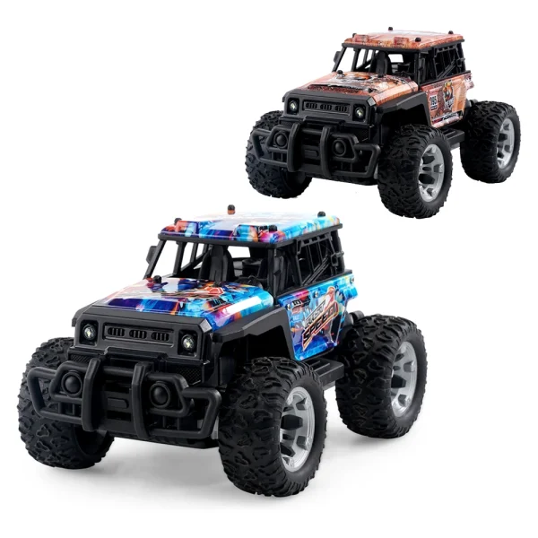 JJRC Q181 1/20 2.4GHz 30KM/h RC Car Truck with LED Lights High Speed Off Road Vehicles RTR - Image 2