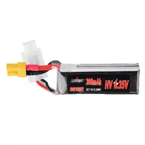 2Pcs URUAV 7.6V 300mAh 80C/160C 2S HV 4.35V Lipo Battery XT30 Plug for BETAFPV Whoop Quadcopter