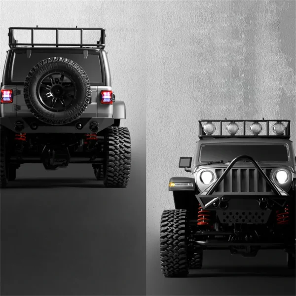 MNRC MN128 RTR 1/12 2.4G 4WD RC Car LED Light Rock Crawler Climbing Off-Road Truck Full Proportional Vehicles Models Toys - Image 5